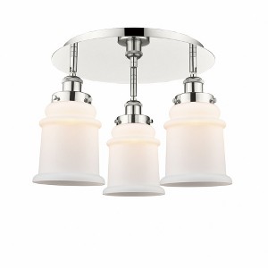 Canton - 3 Light Flush Mount In Industrial Style-10.75 Inches Tall and 17.75 Inches Wide - 1 of 1