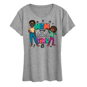 Women's - Karma's World - Mom of the Birthday Girl Short Sleeve Graphic T-Shirt - 1 of 4