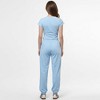 Woman 2-Piece Sleeveless High Rise Pants Set – Solid Viscose Stretch Cherie Code - 3 of 4