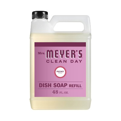 Mrs. Meyer&#39;s Clean Day Peony Dish Soap Refill - 48 fl oz