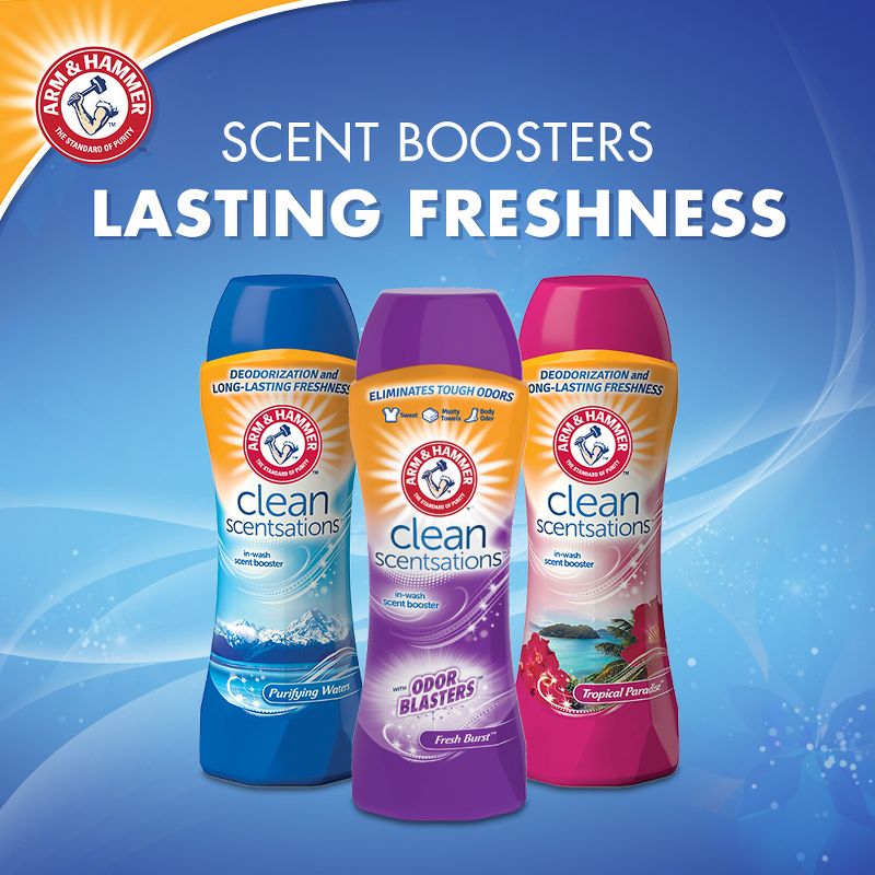 Arm &#38; Hammer in-Wash Scent Booster - Purifying Waters - 37.8oz, 4 of 16