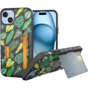 Smartish iPhone 15 Wallet Case - Wallet Slayer Vol 2 Credit Card Kickstand Holder - 1 of 4