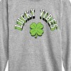 Boys' - Instant Message - St. Patrick's Day Lucky Vibes Long Sleeve Graphic T-Shirt - 2 of 4