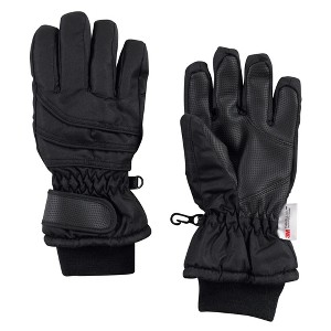 Hudson Baby Unisex Snow Gloves, Black - 1 of 3