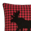 C&F Home 18" x 18" Woodford Moose Tufted Throw Pillow - 2 of 4