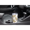 Elanze Designs Large Monarch Butterfly Garden Glitter Gold Wrap-Around Design 20 Ounce Stainless Steel On-The-Go Coffee Mug, Thermal Travel Tumbler - 3 of 4