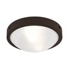 Livex Lighting New Brighton 2 - Light Flush Mount in  Bronze - 2 of 4