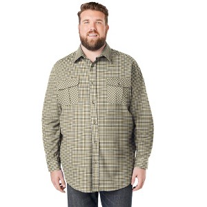 KingSize Signature Plaid Flannel Shirt - 1 of 4