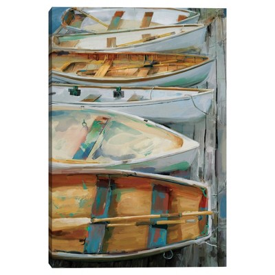 24" x 36" Dockside by Studio Arts Canvas Art Print - Masterpiece Art Gallery