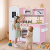 Kinder King Wooden Kids Play Kitchen, Toy Kitchen Playset for Toddler, Pretend Oven, Microwave,  Realistic Kitchen Sets for Boys Girls Age 3+ - 3 of 4