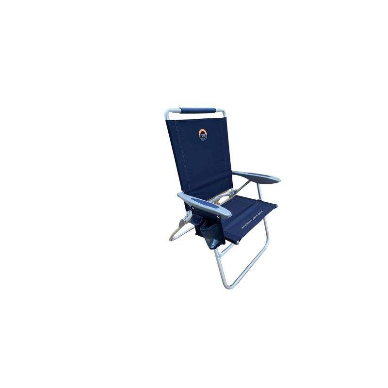 Ocean Zero Folding Table Height Outdoor Portable Beach Chair, 2 of 8