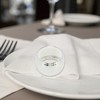 Unique Bargains Napkin Rings Texture Stainless Steel 1 Pc - 3 of 3