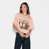 Women's Cranberries Boxy Cropped Short Sleeve Graphic T-Shirt - Brown - 2 of 3