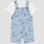 Carter's Just One You®️ Baby Boys' Floral Top & Bottom Set - Turquoise Blue