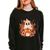 Simply Sage Market Girl Ghost Floral Garment Dyed Long Sleeve - 2 of 4