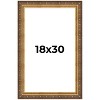 PosterPalooza | Museum Gold Picture Frame - UV Acrylic, Foam Board Backing, Hanging Hardware - 2 of 4