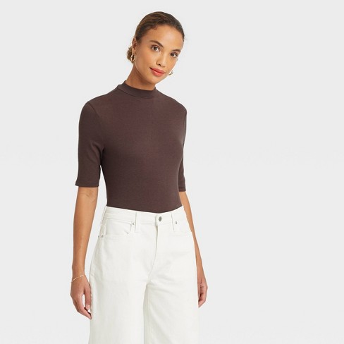 Women's Short Sleeve Turtlenecks