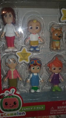 Cocomelon Family Figure Set 8pk : Target