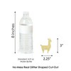 Big Dot of Happiness Gold Glitter Llama - No-Mess Real Gold Glitter Cut-Outs - Llama Fiesta Baby Shower or Birthday Party Confetti - Set of 24 - 3 of 4