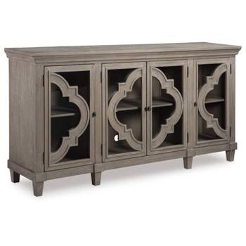 Fossil Ridge Door Accent Cabinet Gray - Signature Design by Ashley