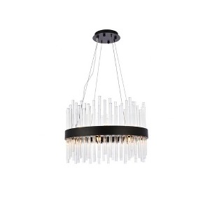 Elegant Lighting Dallas 14 - Light Pendant in  Black - 1 of 4