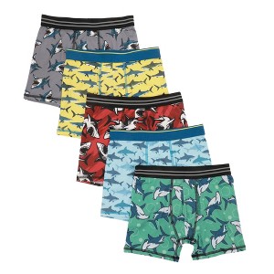 Sharks All-Over Prints Boys’ Boxer Briefs Multipack (5 Pack) - 1 of 4