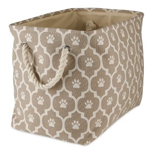 Bone Dry Polyester Pet Bin Lattice Paw - 1 of 4