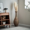KWPZQEB Tall Standing Designer Floor Vase, Elegant Home Decoration, Large PVC Floor Vase with Modern Geometry Texture for Home, Hallway - 4 of 4