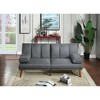 101'' Convertible L-Shape Sectional Sofa Set with Solid Wood Legs and Adjustable Chaise - 2 of 4