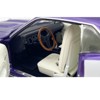 1971 Plymouth Barracuda Violet Metallic and White Limited Edition to 350 pieces Worldwide 1/18 Diecast Model Car by ACME - 3 of 4