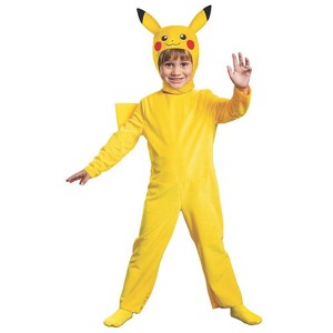 Disguise Toddler Boys' Pokemon Pikachu Jumpsuit Costume - 1 of 4