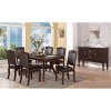 NicBex Set of 2 Dining Chair Modern Padded Leatherette Seat Upholstered Kitchen Chair with Wood Farme,Dark Brown - 4 of 4