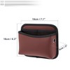Unique Bargains Car Trash Can Hanging Front Rear Seat Faux Leather Trash Bin 1 Pc - 4 of 4