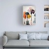 Canvas Wall Art - Treechild   'Umbrella Flowers No2' Wall Art for Living Room, Bedroom, or Office Décor by Trademark Fine Art - 3 of 4