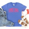 The Juniper Shop SmileyWorld Arched Varsity Youth Short Sleeve Tee - 3 of 4
