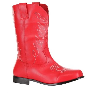 HalloweenCostumes.com Women's Red Cowgirl Costume Boots - 1 of 2