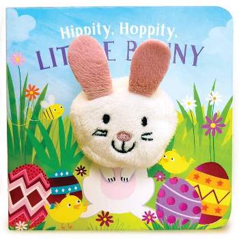 Hippity, Hoppity, Little Bunny Finger Puppet Book - by Ginger Swift (Hardcover)