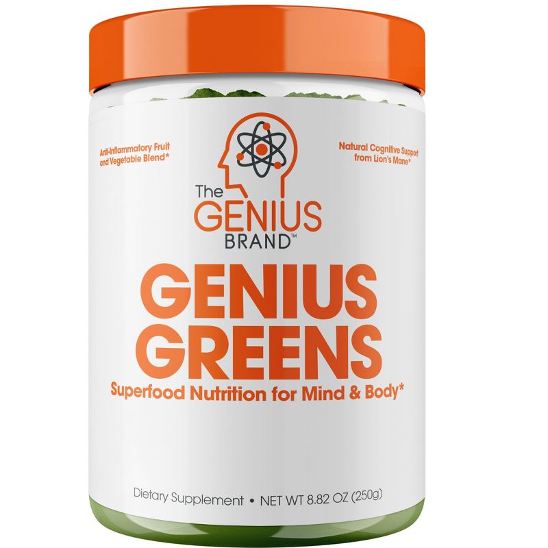 Genius Greens Superfood Nutrition for Mind and Body - The Genius Brand, 1 of 6