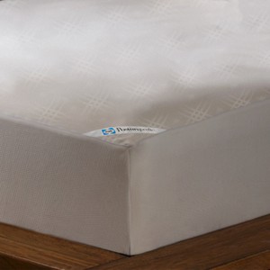 Maximum Allergy Protection Waterproof Zippered Mattress Protector White (King) - Sealy Posturepedic