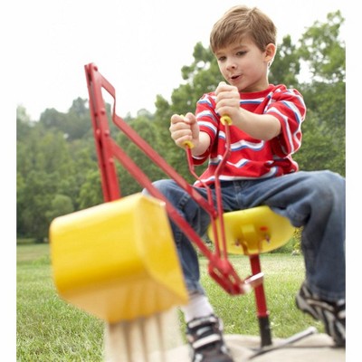 HearthSong - Sturdy Steel Sand Digger for Kids with 360 Degree Rotation