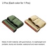 Unique Bargains Multicolor Waterproof Outdoor Camping Magazines Snacks Chair Armrest Bag 2 Pcs - 3 of 4