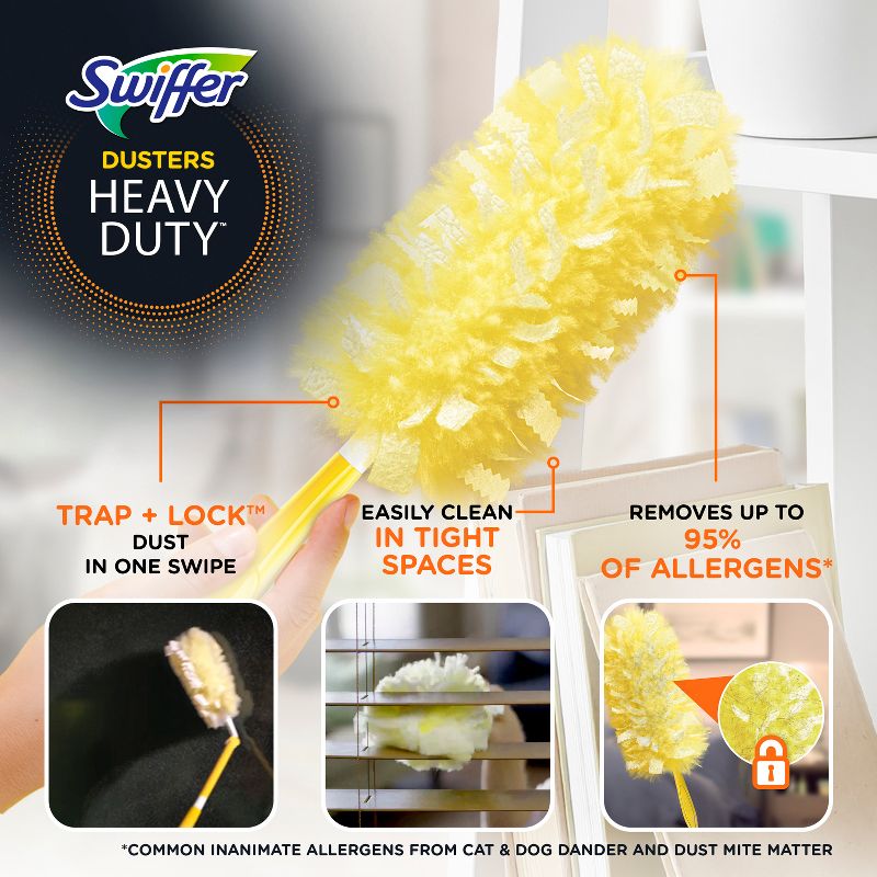 Swiffer Duster Multi-Surface Heavy Duty Refills - Unscented, 4 of 20
