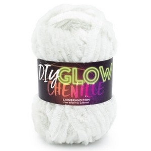 Lion Brand DIY Glow Chenille Yarn-Pearl - 1 of 2