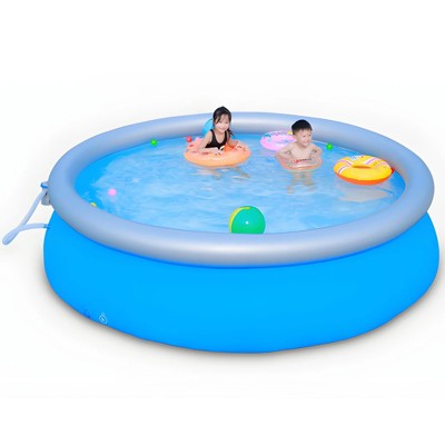 SKONYON 8 Foot x 30 Inch Inflatable Above Ground Swimming Pool