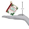 Old World Christmas Glass Blown Christmas Ornament, Cookbook (With OWC Gift Box) - 3 of 3