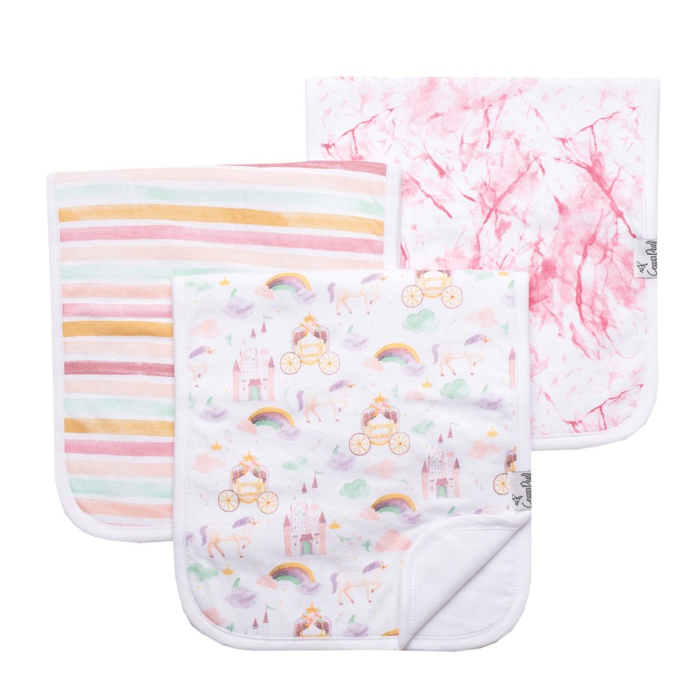 Copper Pearl Burp Cloths - Enchanted - 3pc