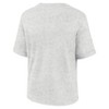 NFL Detroit Lions Women's Oatmeal Heather Rolled Sleeve T-Shirt - 2 of 3