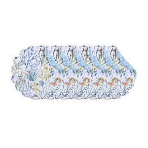 C&F Home Coralie Sound Round Placemat S/6 - 1 of 4