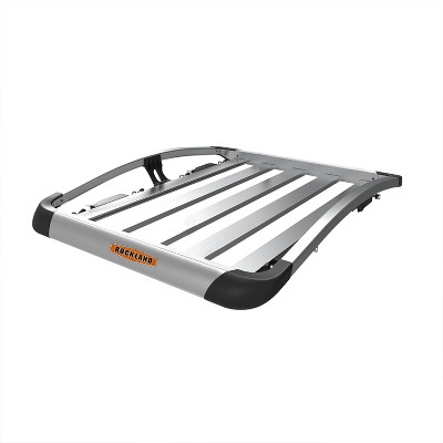 Rockland Aluminum Luggage Roof Rack Utility Carrier for Cargo Space for Luggage, Camping Gear, Kayaks and More on Cars, SUVs, and Vans, 49 x 37.8 In
