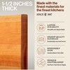 John Boos Wide 1.5 Inch Thick Reversible Cutting Board Block with Two Sided Hand Grips , 18 x 12 x 1.5 Inches - 3 of 4